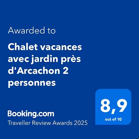 Avec Jardin Près D'arcachon 2 Personnes Chalet